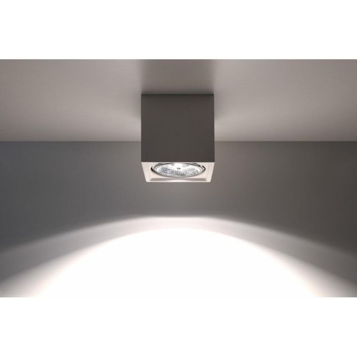 Lámpara de Techo Seida SOL-SL.0850 Plafón Cerámico Cuadrado para Iluminación de Interiores, Diseño Único y Puntos de Luz Originales 2