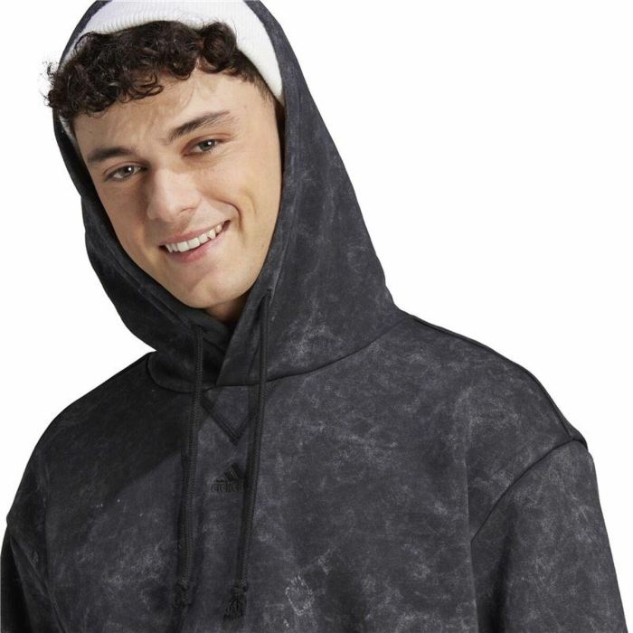 Sudadera con Capucha Hombre Adidas All Szn Negro Gris 1