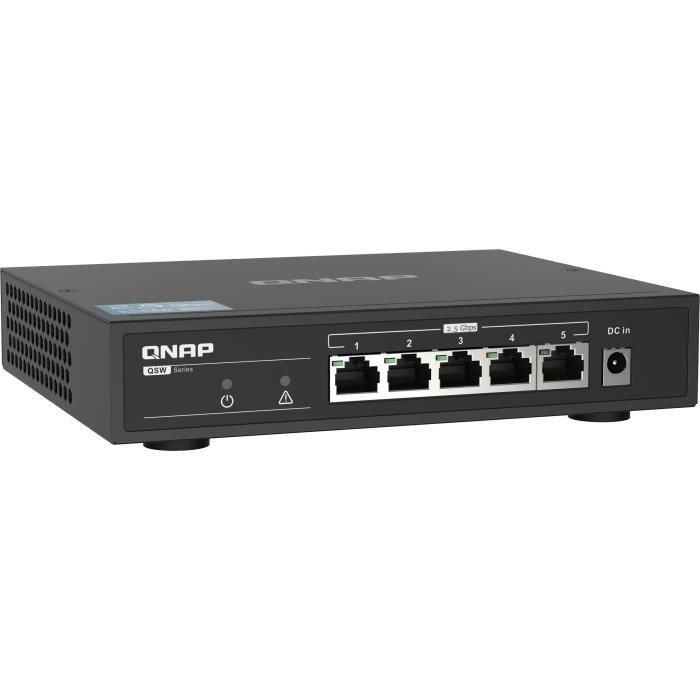 QNAP QSW-1105-5T Switch No Administrado 5 Puertos Gigabit Ethernet Negro 4 QNAP QSW-1105-5T Switch No Administrado 5 Puertos Gigabit Ethernet Negro 4