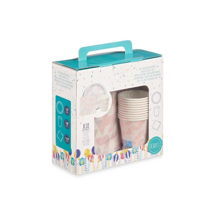 Set 30 Pzs Cumpleaños Rombos Surtidos Arte Regal 23X23CM (12 Unidades) 2 Set 30 Pzs Cumpleaños Rombos Surtidos Arte Regal 23X23CM (12 Unidades) 2