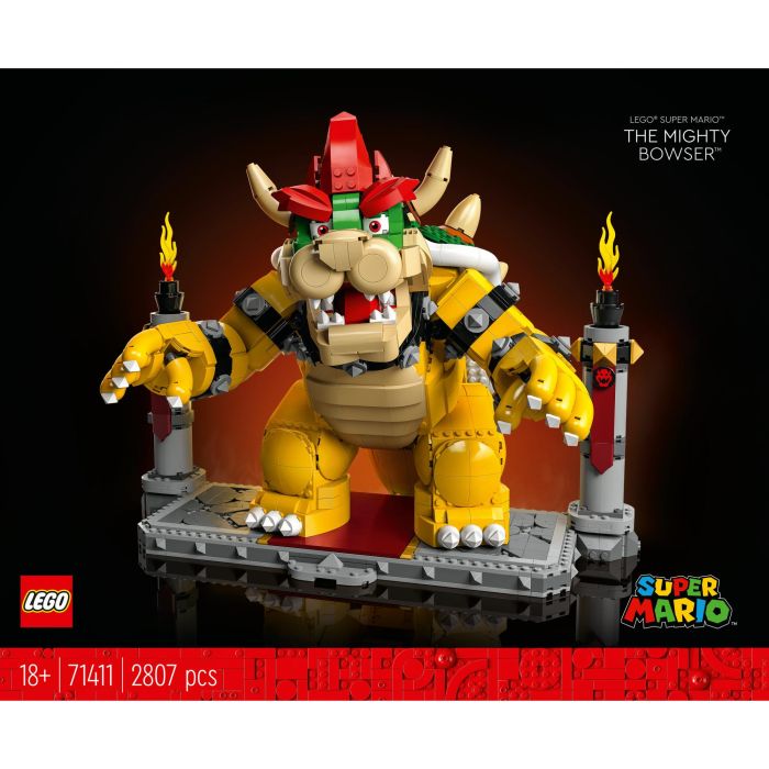 Lego Super Mario 71411 El Poderoso Bowser Figura Kit de Construcción Colección Regalo 5