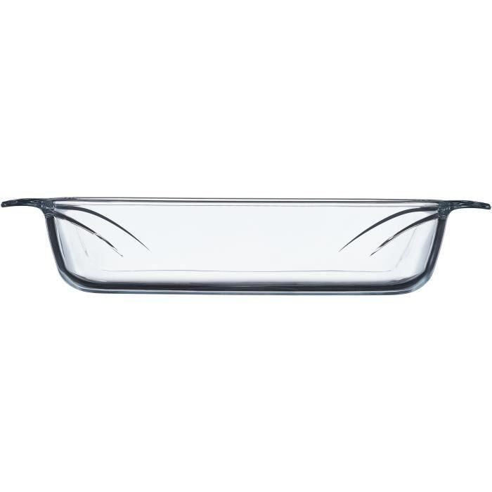 Pyrex PYR3426470297912 Juego de 4 Fuentes para Horno de Vidrio Rectangular, 27/31/35/39 cm 3