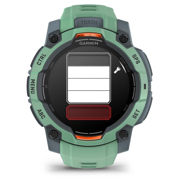 Garmin Instinct 3 Smartwatch AMOLED 1.2" (3,05 cm) 390x390 Píxeles 45mm con GPS y Pantalla Táctil Correa Silicona Verde 4