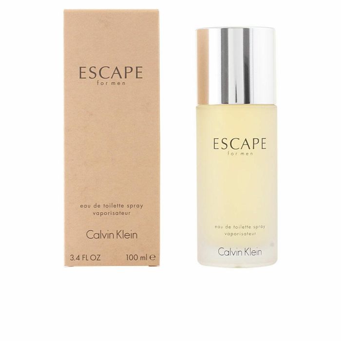 Calvin Klein ESCAPE FOR MEN Eau de Toilette Vaporizador 100 ml Hombre - Fragancia Clásica Fresca Aromática Amaderada