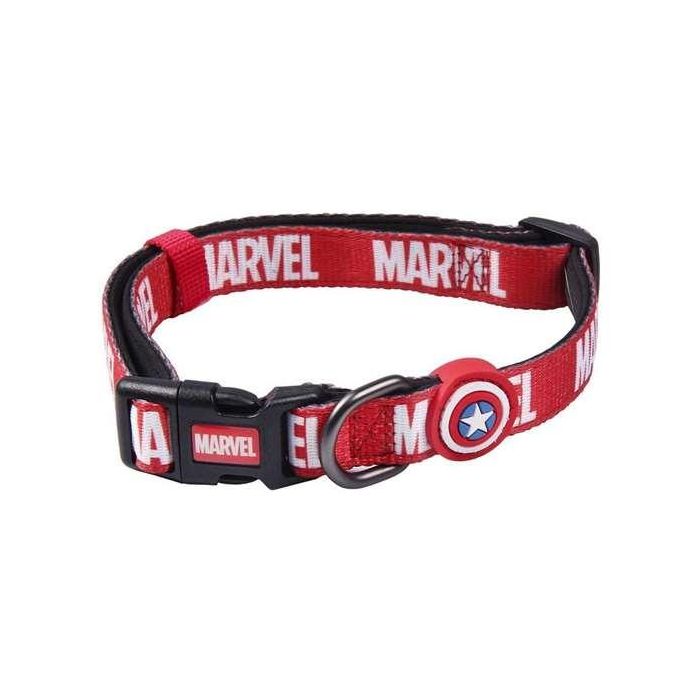 Cerdá Collar Premium Perro T1XXS Marvel XXS/XS Rojo - Talla Pequeña para Arneses y Correas 0 Cerdá Collar Premium Perro T1XXS Marvel XXS/XS Rojo - Talla Pequeña para Arneses y Correas 0