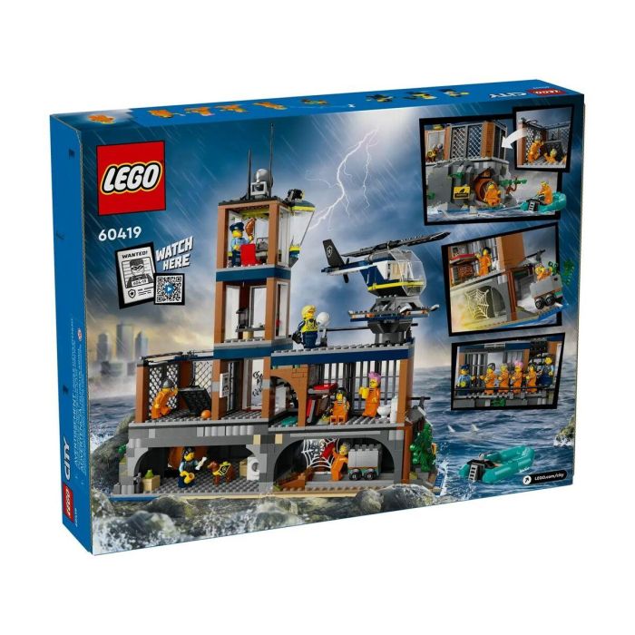 LEGO 60419 City Prisión de Policía de Aguas Profundas Juguete con Helicóptero Barco 7 Minifiguras Figura de Perro 7