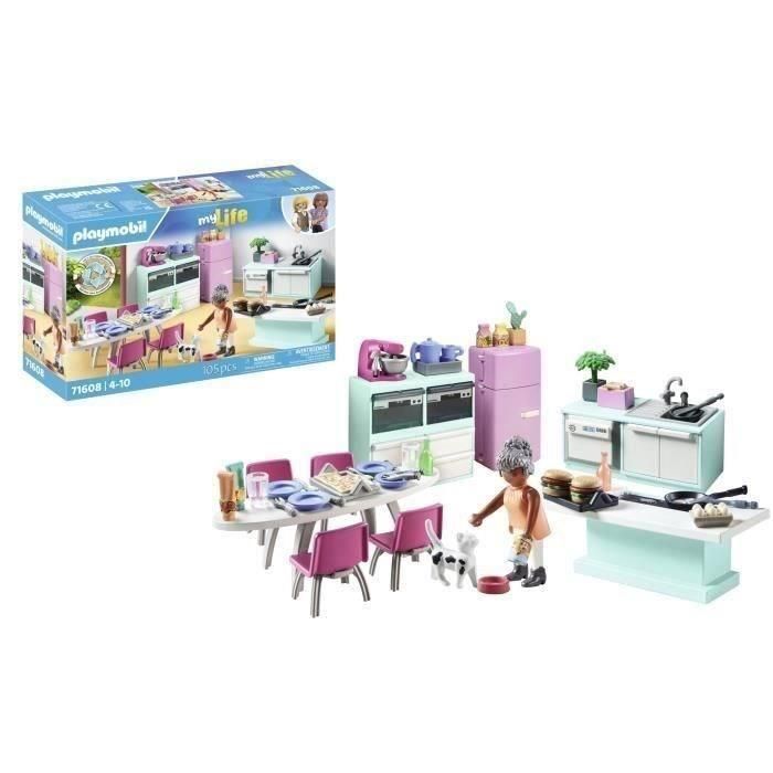 PLAYMOBIL - 71608 - Cocina con isla central 4