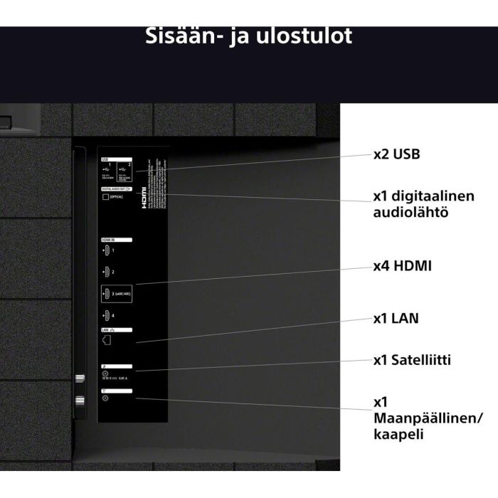 Smart TV Sony K43S35PB.CEI 43" 4K Ultra HD LED HDR Dolby Vision 6