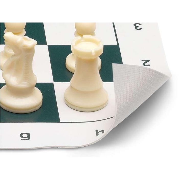 Cayro Juego de Ajedrez Escolar en Bolsa con Cremallera, Plástico, 50x50 cm 1