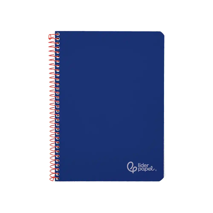 Liderpapel Cuaderno Espiral A4 Witty Tapa Dura 80 Hojas 90gr Pauta 2,5mm con Margen Color Azul Oscuro 1