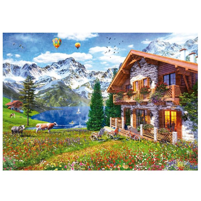 Puzzle 4000 Hogar En Los Alpes 19568 Educa 1