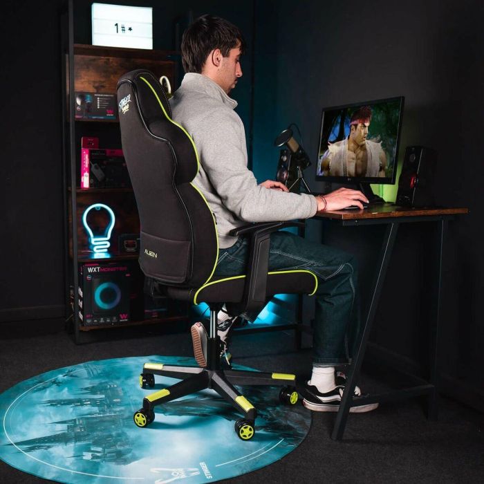 Woxter GM26-056 Silla Gaming Stinger Station Alien Verde Ergonómica, Altura Ajustable, Cojín Lumbar, Piel Sintética Transpirable, 150 kg 21 Woxter GM26-056 Silla Gaming Stinger Station Alien Verde Ergonómica, Altura Ajustable, Cojín Lumbar, Piel Sintética Transpirable, 150 kg 21