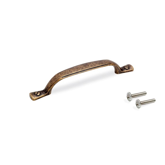 Emuca Tirador para mueble Nairobi, L139mm, intereje 96mm, Zamak, Bronce 0 Emuca Tirador para mueble Nairobi, L139mm, intereje 96mm, Zamak, Bronce 0