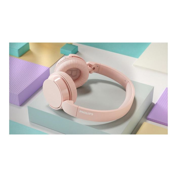 Philips Auriculares Inalámbricos TAH4209PK/00 Bluetooth Rosas con Micrófono y 55 Horas de Batería 12 Philips Auriculares Inalámbricos TAH4209PK/00 Bluetooth Rosas con Micrófono y 55 Horas de Batería 12
