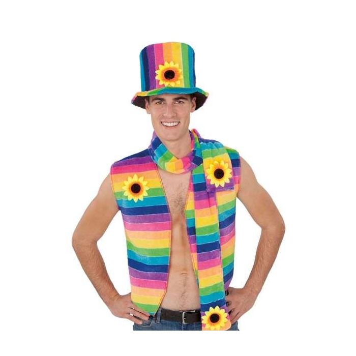 Sombrero y bufanda rainbow 59 cm 2 Sombrero y bufanda rainbow 59 cm 2