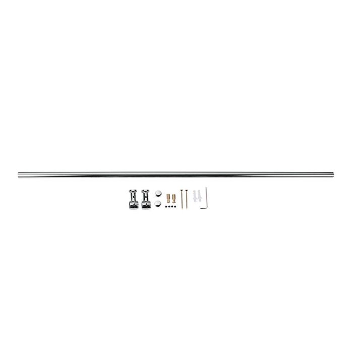 Metaltex Barra de colgar para cocina Leonardo 78cm Metal cromado con elementos de fijación incluidos 2 Metaltex Barra de colgar para cocina Leonardo 78cm Metal cromado con elementos de fijación incluidos 2