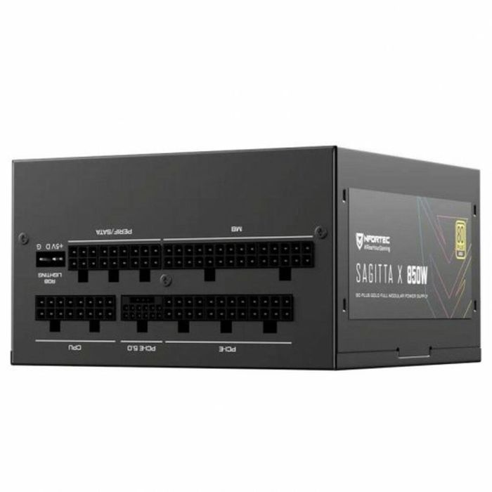 Nfortec Fuente de Alimentación Sagitta X 850W. Pcie 5.0 80 Plus Gold Full Modular A-Rgb 2