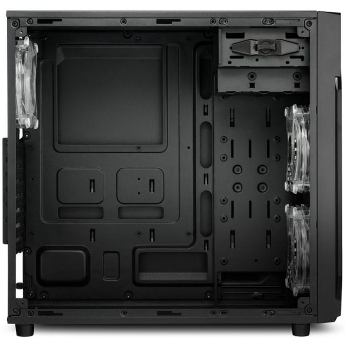 Sharkoon VG6-W RGB Midi Tower Negro con Ventana Acrílica y 3 Ventiladores RGB