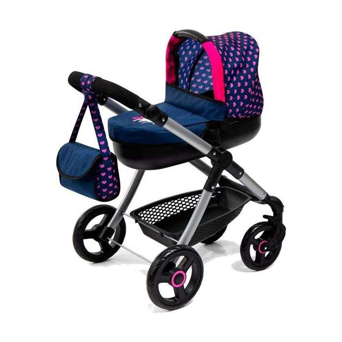 Reig Coche Muñecas Stule Pram Azul Marino 86x79x42 cm 0 Reig Coche Muñecas Stule Pram Azul Marino 86x79x42 cm 0