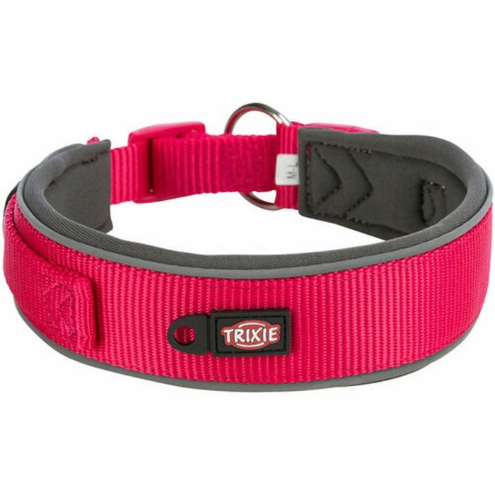 Collar para Perro Trixie Premium Grafito Fucsia M/L 40-48 cm 3