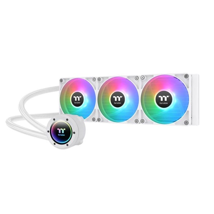 Thermaltake TH360 V2 ARGB Kit de refrigeración líquida para procesador 360mm Blanco Thermaltake TH360 V2 ARGB Kit de refrigeración líquida para procesador 360mm Blanco