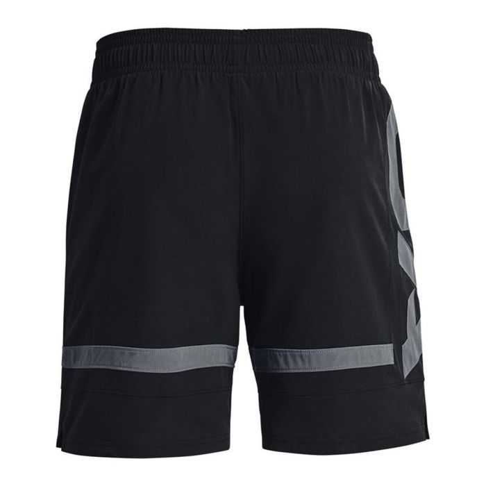 Pantalones Cortos de Baloncesto para Hombre Under Armour Baseline Negro 5