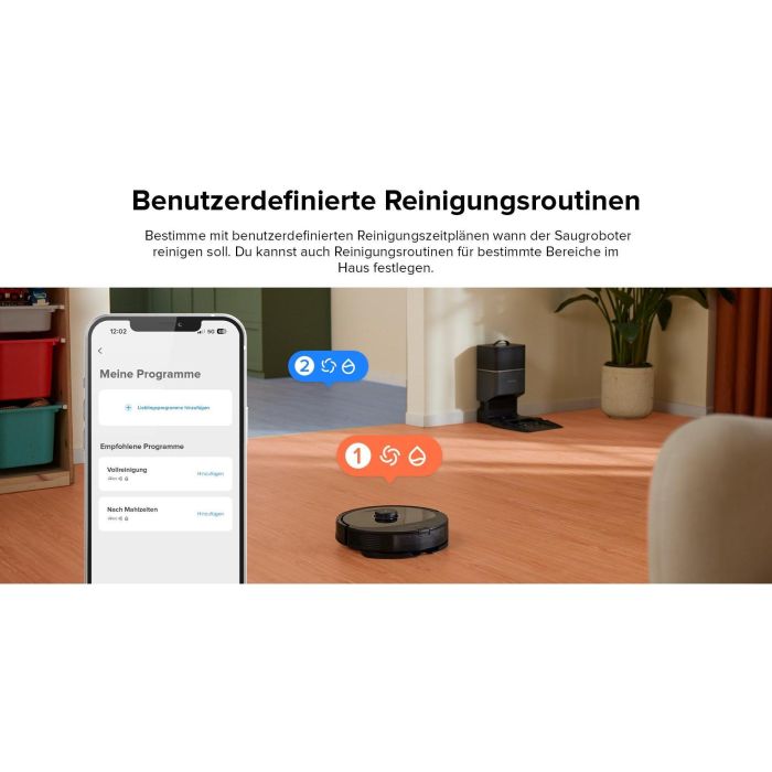 Roborock Q8 Max+ Roboter Staubsauger schwarz 6 Roborock Q8 Max+ Roboter Staubsauger schwarz 6