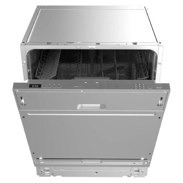 Cecotec Lavavajillas integrable 13 cubiertos acero 6110 Full-BI 6 programas eficiencia E 6