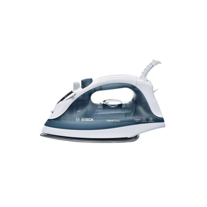 PLANCHA BOSCH QUICK FILLING - 2200W - SUPERVAPOR 80G/MIN - SUELA PALLADIUM GLISSEE - SISTEMA ANTICAL - REGULADOR VAPOR - DEPOSITO 220ML PLANCHA BOSCH QUICK FILLING - 2200W - SUPERVAPOR 80G/MIN - SUELA PALLADIUM GLISSEE - SISTEMA ANTICAL - REGULADOR VAPOR - DEPOSITO 220ML
