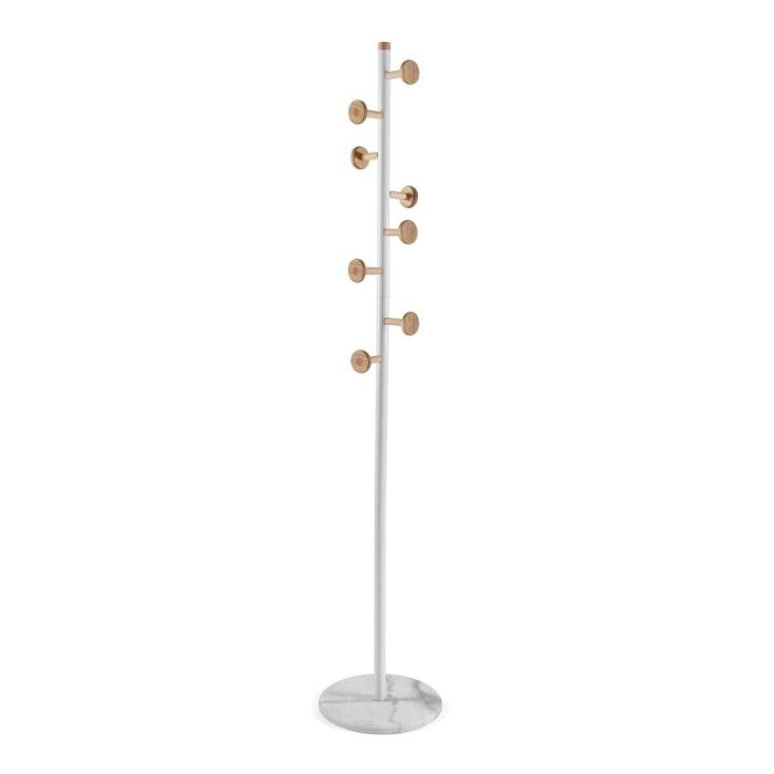 Perchero de Pie Versa Blanco Madera Metal 34,5 x 180 x 34,5 cm 0 Perchero de Pie Versa Blanco Madera Metal 34,5 x 180 x 34,5 cm 0