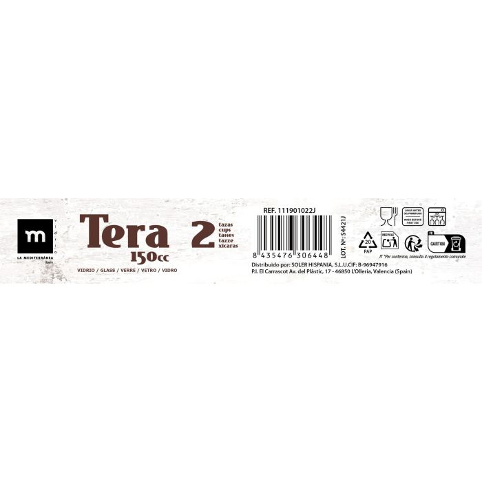 Set 2 Mugs 150Ml "Tera" (24 Cajas) 8