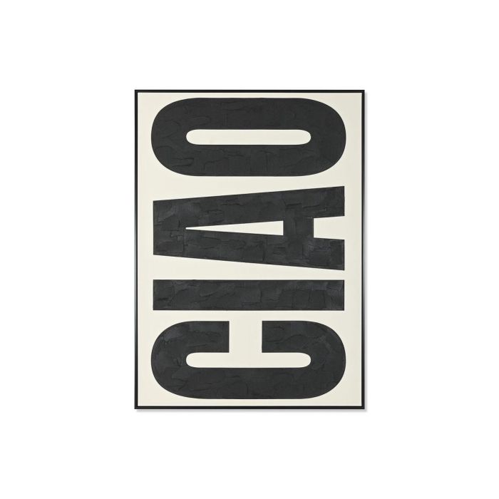 Cuadro Home ESPRIT Ciao Blanco Negro Moderno 103 x 4,5 x 143 cm 103 x 4 x 143 cm Cuadro Home ESPRIT Ciao Blanco Negro Moderno 103 x 4,5 x 143 cm 103 x 4 x 143 cm