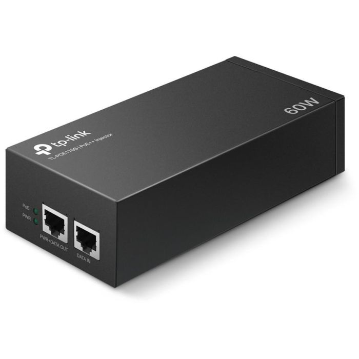Tp-Link Inyector PoE++ TL-POE170S Hasta 60W con 2 Puertos Gigabit para Redes Ethernet