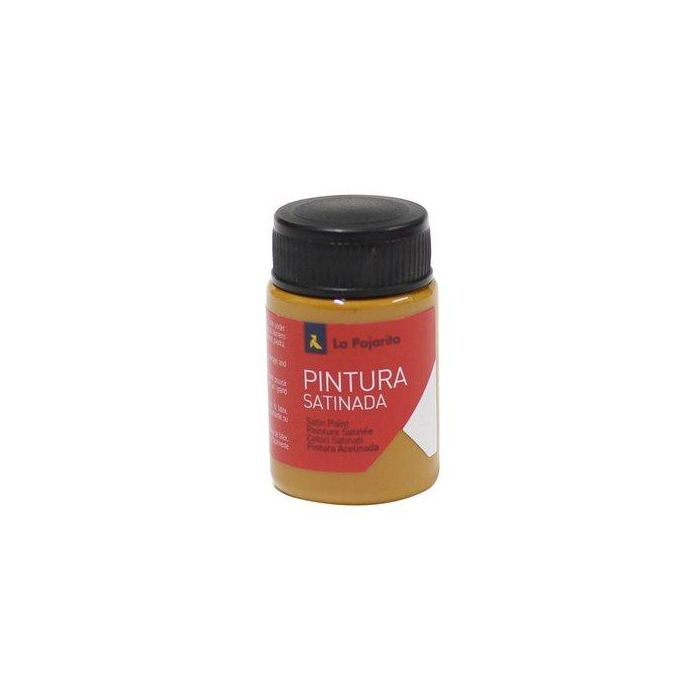 La Pajarita Témpera Escolar Satinada - Bote 35 mL Rojo Teja L-30 - Pintura para Manualidades Segura EN71-3