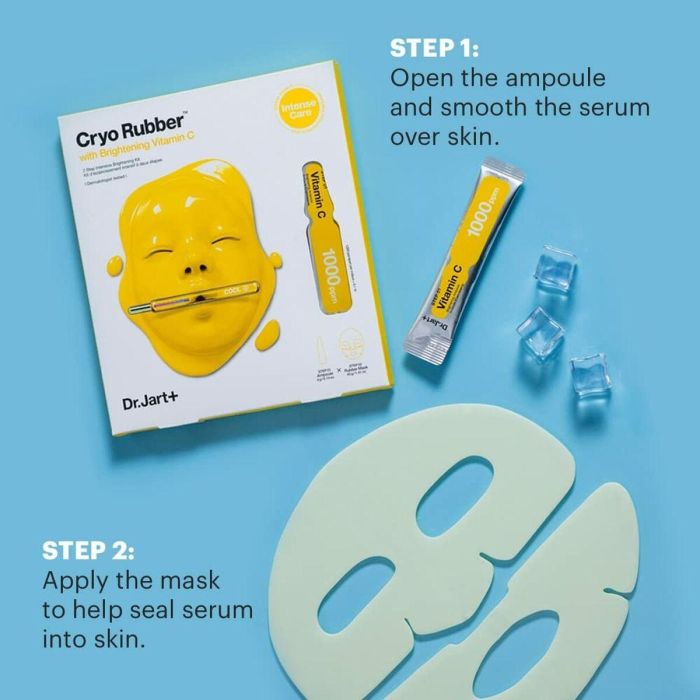 Dr.Jart+ CRYO RUBBER Mascarilla con Vitamina C Iluminadora 2 unidades 4
