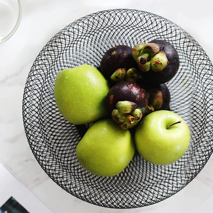 Cesta de metal para frutas Confortime 30x13.5 cm (6 Unidades) 4 Cesta de metal para frutas Confortime 30x13.5 cm (6 Unidades) 4