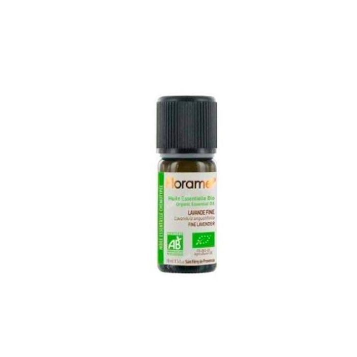 FLORAME Aceite Esencial Lavanda Fina Bio 10 ml - Aromaterapia Relajante, Calmante y Purificante