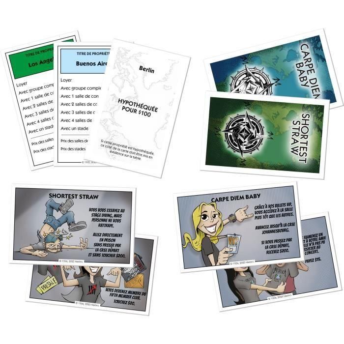 WINNING MOVES WIN5036905054676 Monopoly Metallica - Acompaña a la banda en una gira mundial, Juego de mesa 5