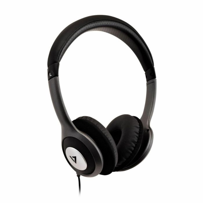 Auriculares con Micrófono V7 HA520 Plateado Auriculares con Micrófono V7 HA520 Plateado