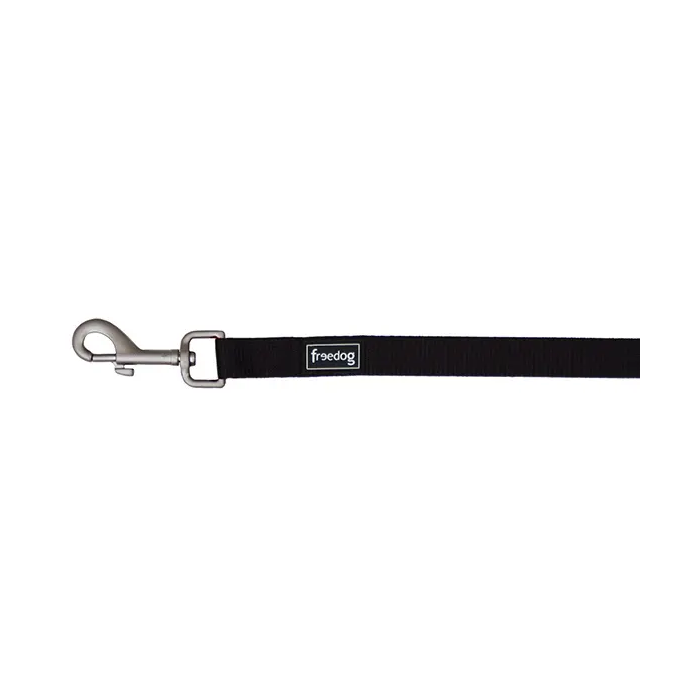 Freedog Tirador Nylon Basic Negro 20 mm 120 cm