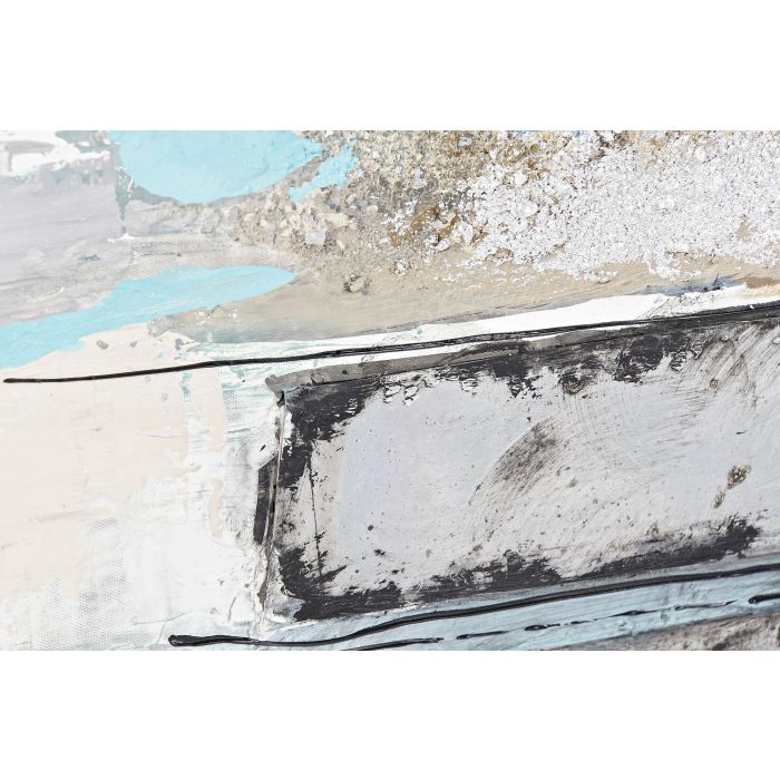 DKD Home Decor Cuadro Moderno Abstracto Pintado a mano Azul Beige 3 x 60 x 150 cm (Pack 2 Unidades) 2 DKD Home Decor Cuadro Moderno Abstracto Pintado a mano Azul Beige 3 x 60 x 150 cm (Pack 2 Unidades) 2
