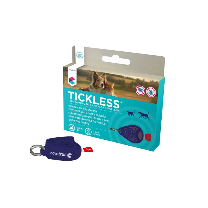 Tickless Repelente Ultrasónico Pulgas y Garrapatas sin Químicos para Mascotas