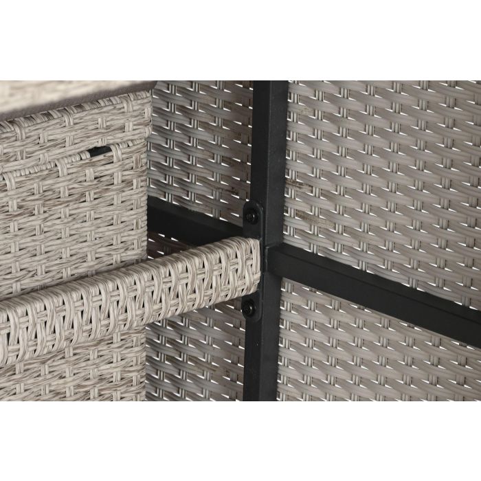 DKD Home Decor Mesa Bar Terraza Y Jardin Marron Claro Set de 7 Piezas 143 x 80 x 100 cm 4