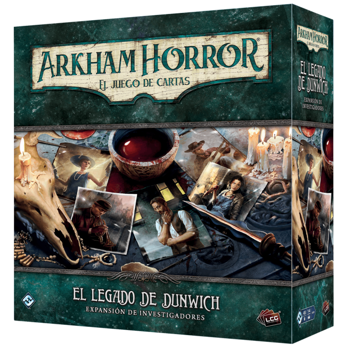 Arkham Horror LCG: El legado de Dunwich expansión investigadores