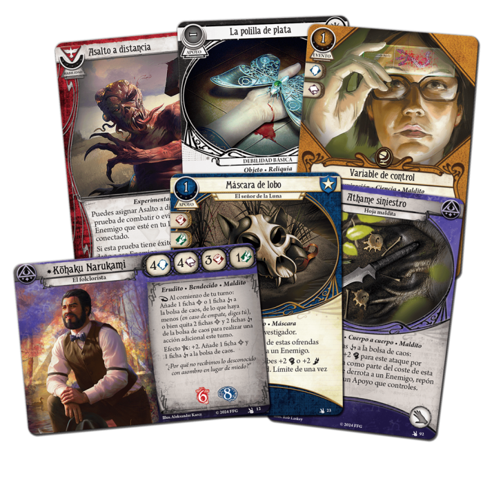 Arkham Horror LCG: La fiesta del Valle de la Cicuta expansión inv. 1