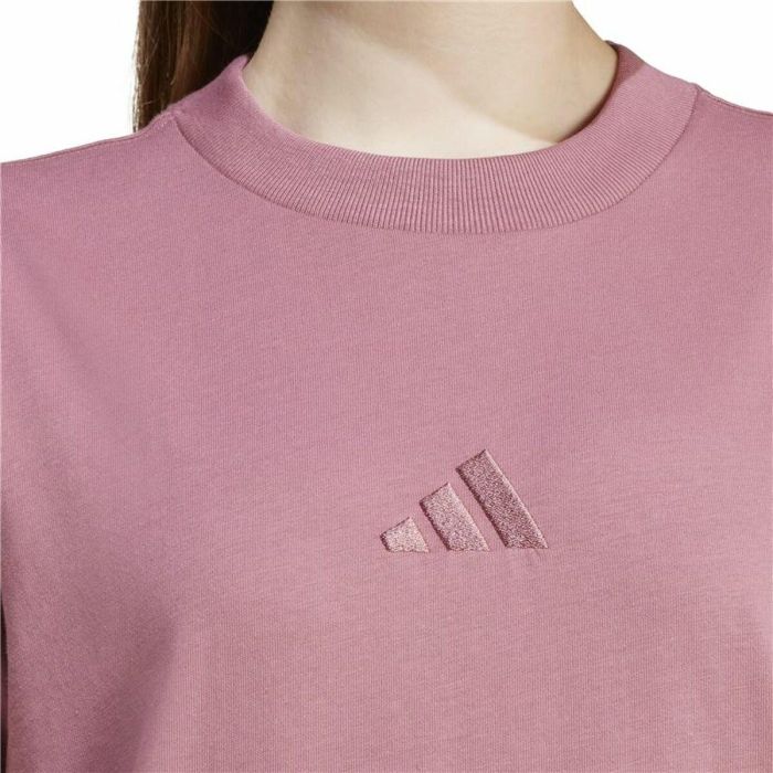 Camiseta de Manga Corta Mujer Adidas All Szn Loose Rosa 1