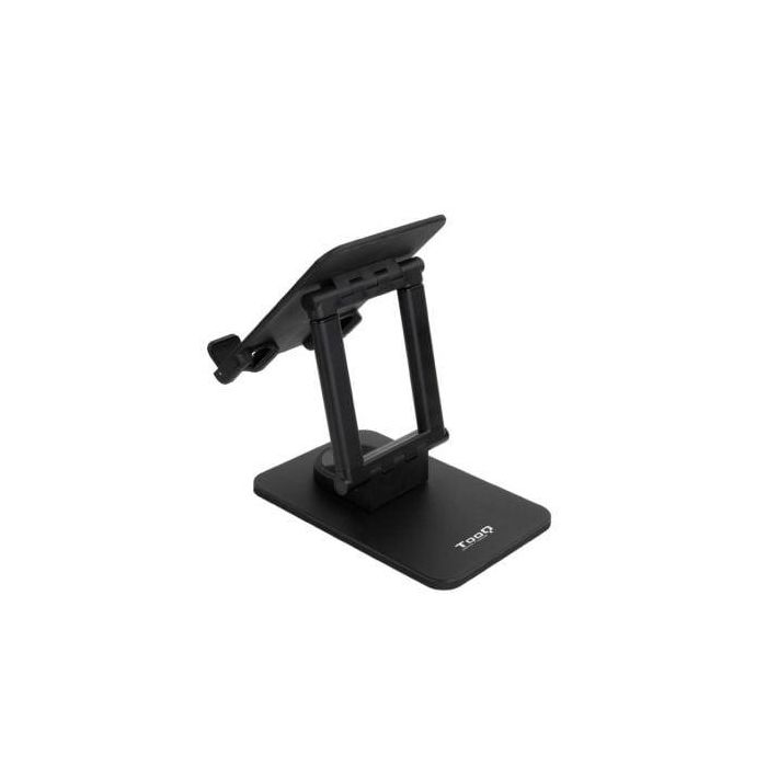 TooQ Hermes Soporte Plegable para Teléfono Móvil y Tablet hasta 12.9" (32.8cm) de Mesa, Ajustable y Giratorio 360°, Negro 1 TooQ Hermes Soporte Plegable para Teléfono Móvil y Tablet hasta 12.9" (32.8cm) de Mesa, Ajustable y Giratorio 360°, Negro 1