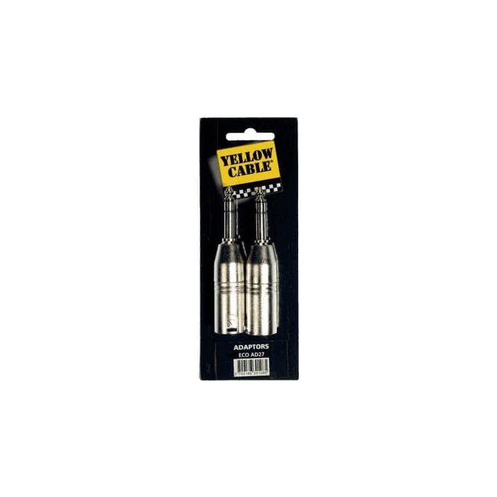Adaptador De 1/4? Stereo Macho A 2 Xlr Macho