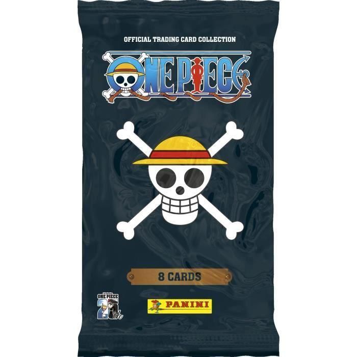 Blister - PANINI - One Piece TC 25th Anniversary - 5 fundas - 2 cartas Edición Limitada Blister - PANINI - One Piece TC 25th Anniversary - 5 fundas - 2 cartas Edición Limitada