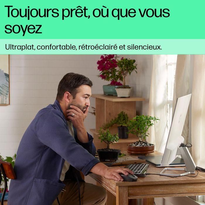 HP 400 Teclado con Cable Retroiluminado Blanco Cálido LED, Teclas Silenciosas, 12 Teclas Programables, Diseño Delgado 3 HP 400 Teclado con Cable Retroiluminado Blanco Cálido LED, Teclas Silenciosas, 12 Teclas Programables, Diseño Delgado 3